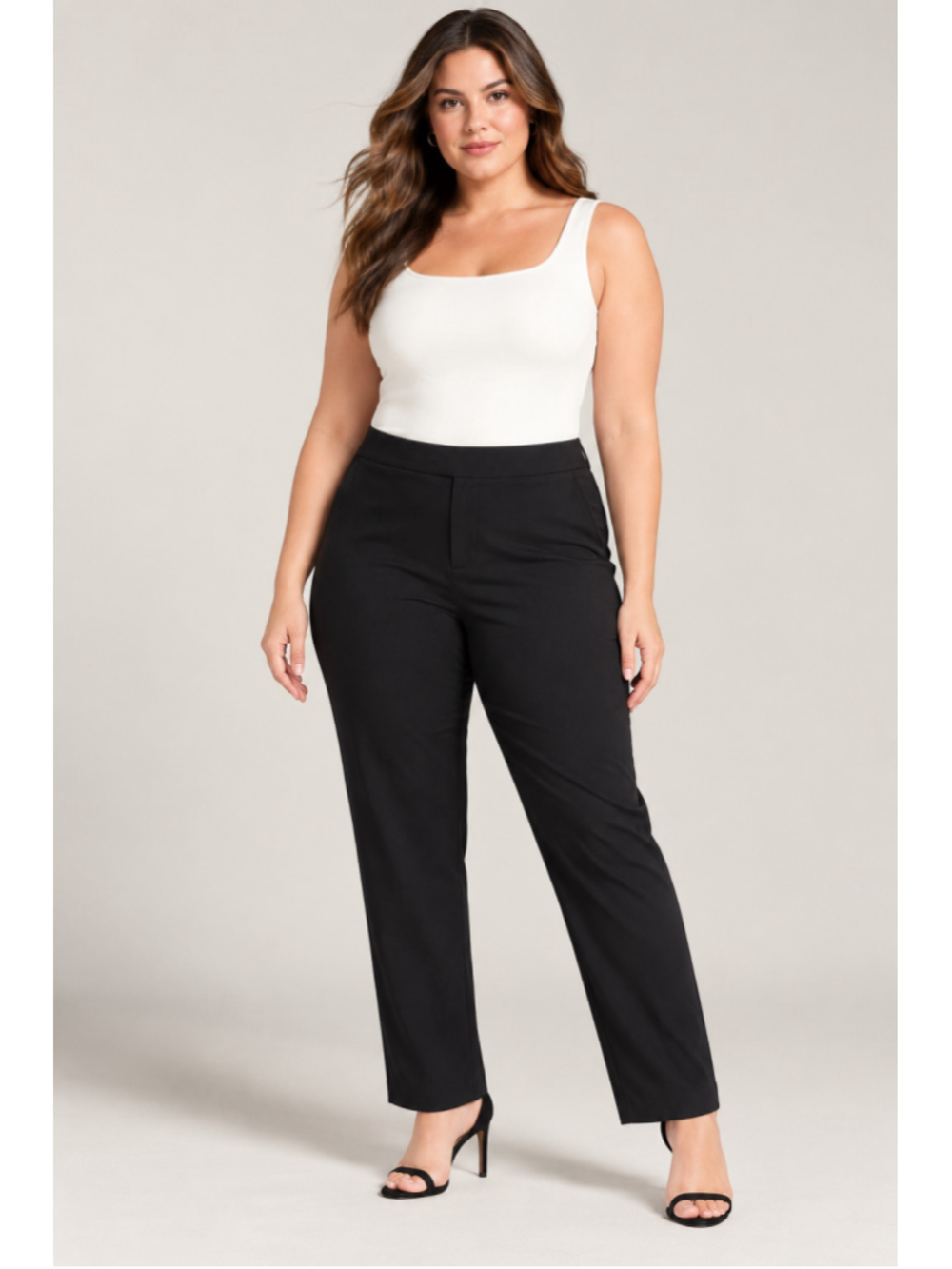 Torrid Studio Millennium Stretch Straight Leg Pants Black 22 Short NWT